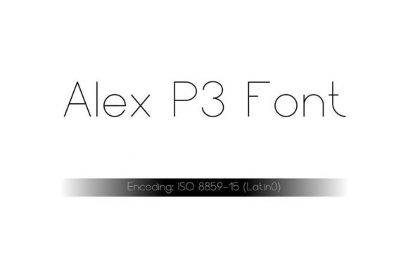 Alex P3: A Minimalist Sans Serif for Creative Branding