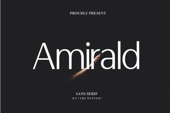 Amirald: A Clean Sans Serif Font for Web Design