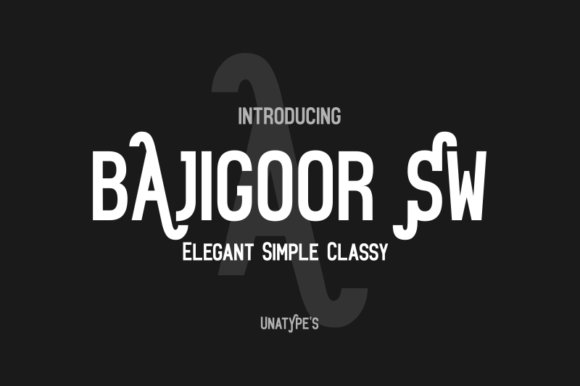 Bajigoor SW: A Bold Sans Serif for Modern Branding