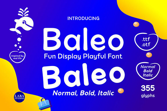 Baleo: A Vintage Sans Serif Font for Makers
