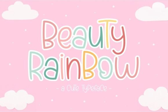 Beauty Rainbow: A Cheerful Sans Serif for Creative Projects