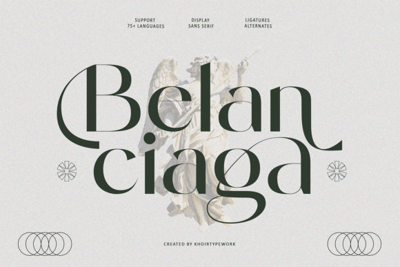 Belanciaga: A Stylish Sans Serif for Modern Branding