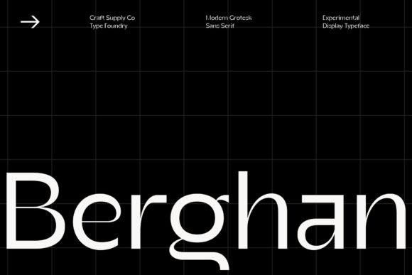 Berghan: A Modern Sans Serif Font for Crafters