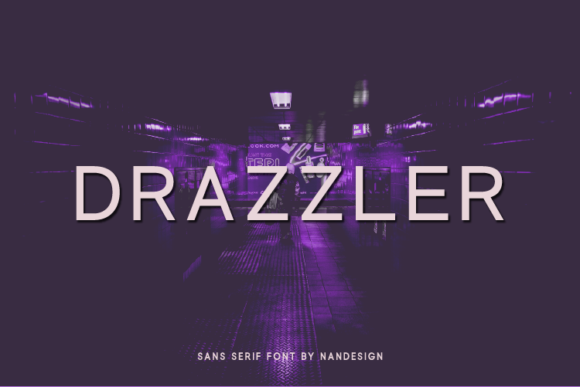 Drazzler: A Stunning Sans Serif for Makers