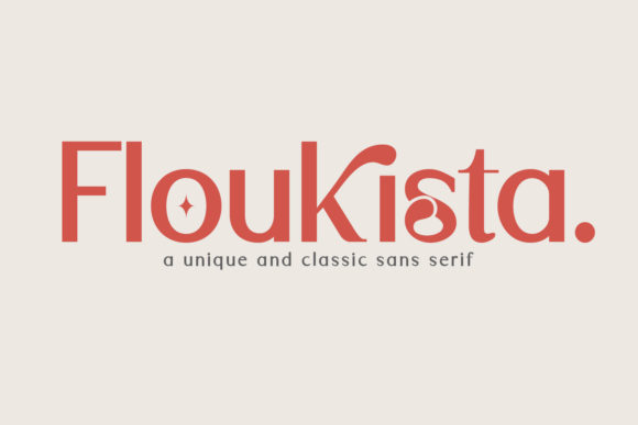 Floukista: A Modern Sans Serif Font for Editorial Design