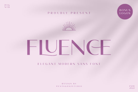 Fluence: An Elegant Sans Serif Font for Editorial Design