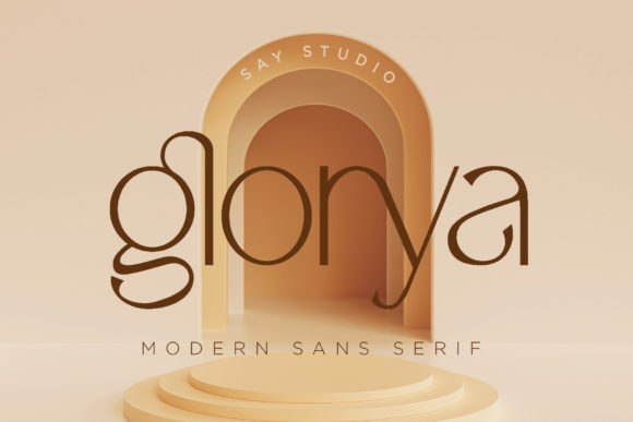 Glorya: A Stylish Sans Serif Font for Modern Branding