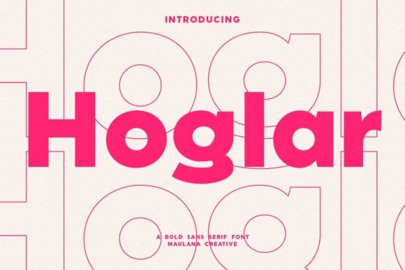 Hoglar: A Modern Sans Serif Font for Web Design