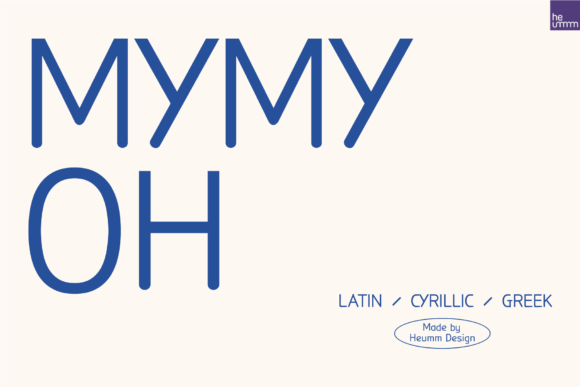 Hu Mymyoh: A Cute Sans Serif Font for Lively Branding