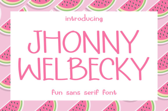 Jhonny Welbecky: A Fresh Sans Serif Font for Modern Web Design