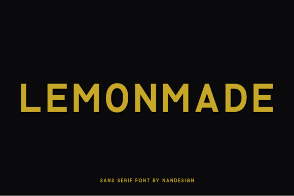 Lemonmade: A Clean Sans Serif Font for Modern Branding