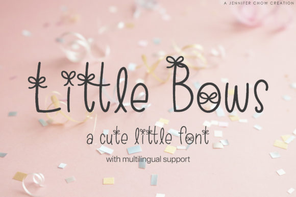 Little Bows: A Romantic Sans Serif Font Review