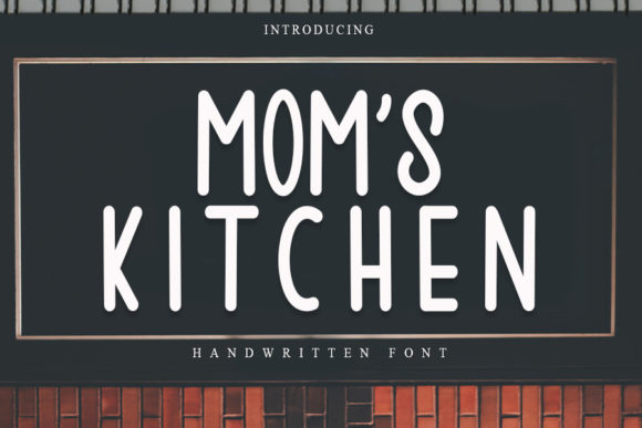 Moms Kitchen: A Modern Sans Serif Font for Marketers