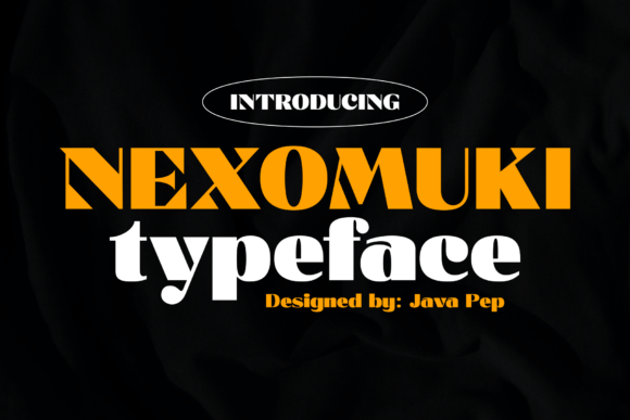 Nexomuki: The Modern Bold Sans Serif Font for Creators