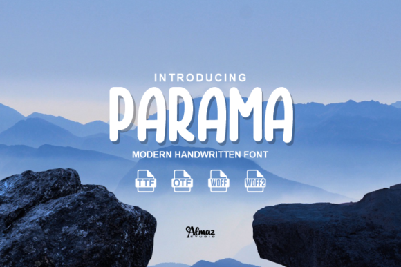 Parama: A Paint Brushed Sans Serif for Modern Editorial Design