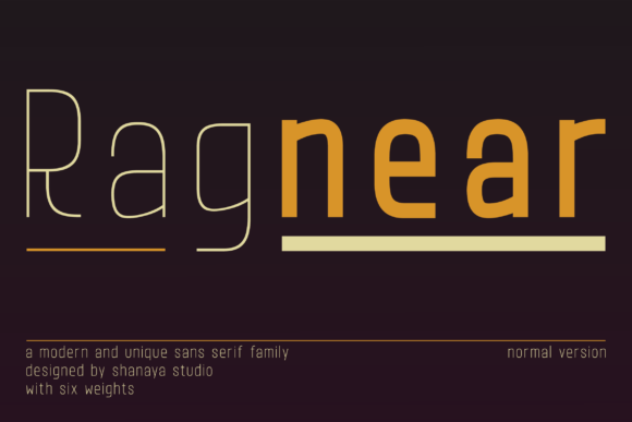 Ragnear Normal Version: A Modern Sans Serif for Editors