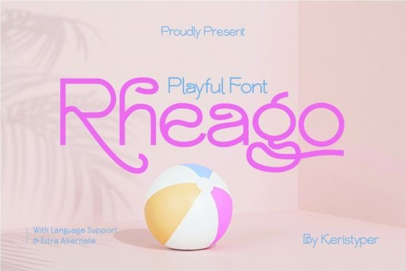 Rheago: A Sweet Sans Serif for Modern Branding