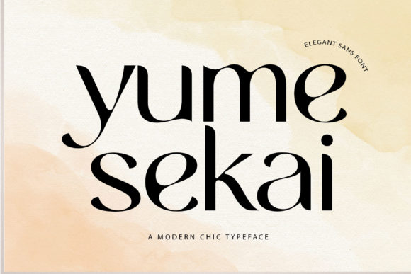 Yumesekai: A Vintage Sans Serif Font for Modern Marketing